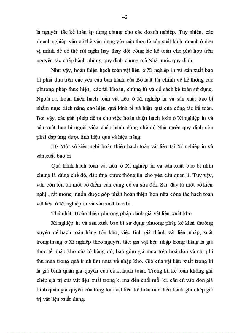 image for page Hoàn thiện công tác hạch toán kế toán vật liệu tại Xi nghiệp in và sản xuất bao bì 1