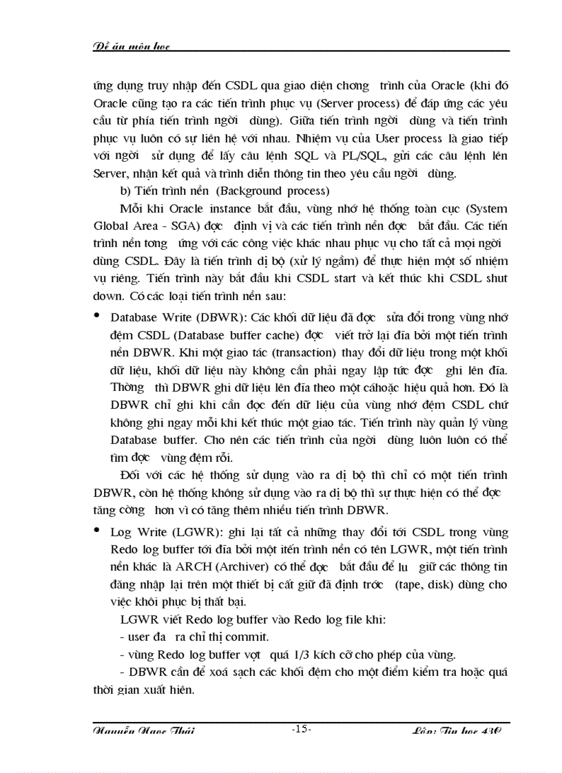 image for page Tìm hiểu Hệ Quản trị CSDL Oracle trong môi trường Windows Server 2000