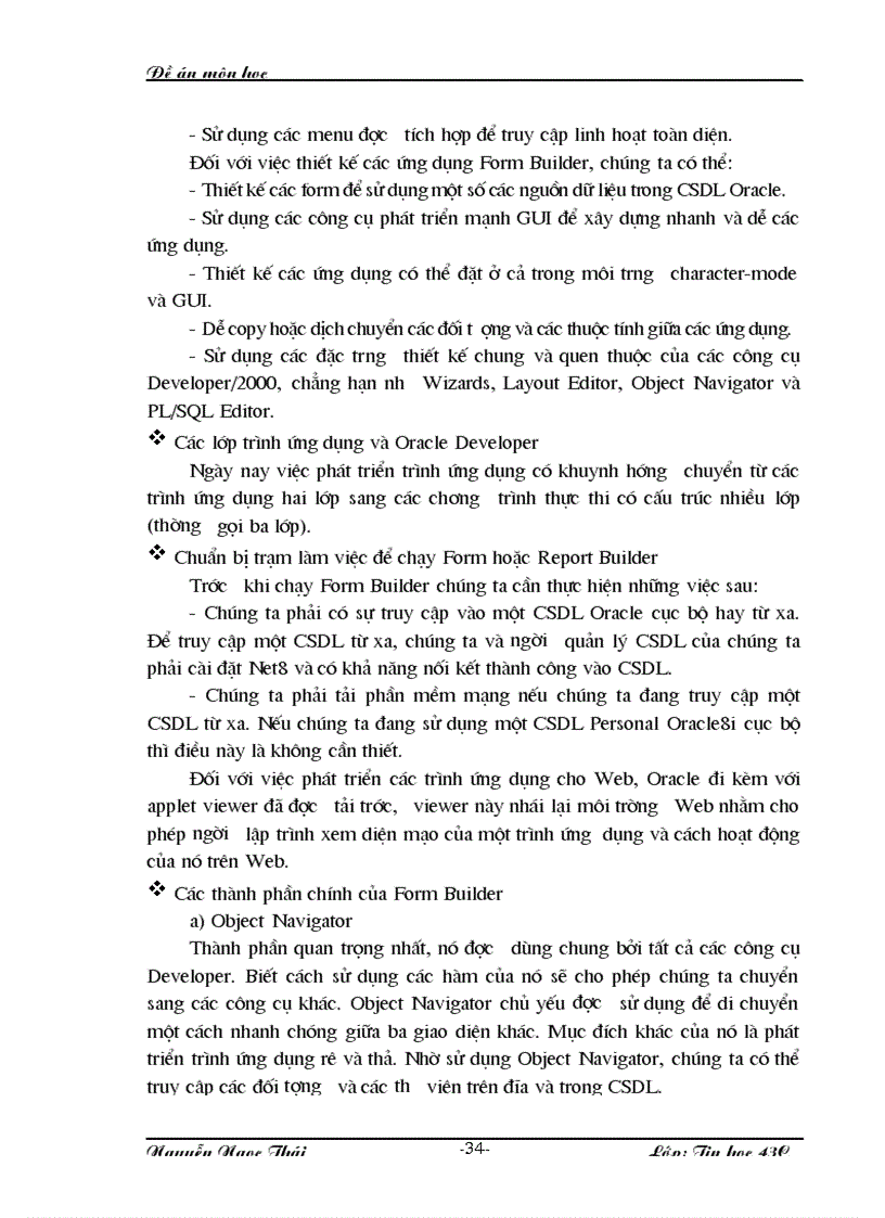 image for page Tìm hiểu Hệ Quản trị CSDL Oracle trong môi trường Windows Server 2000