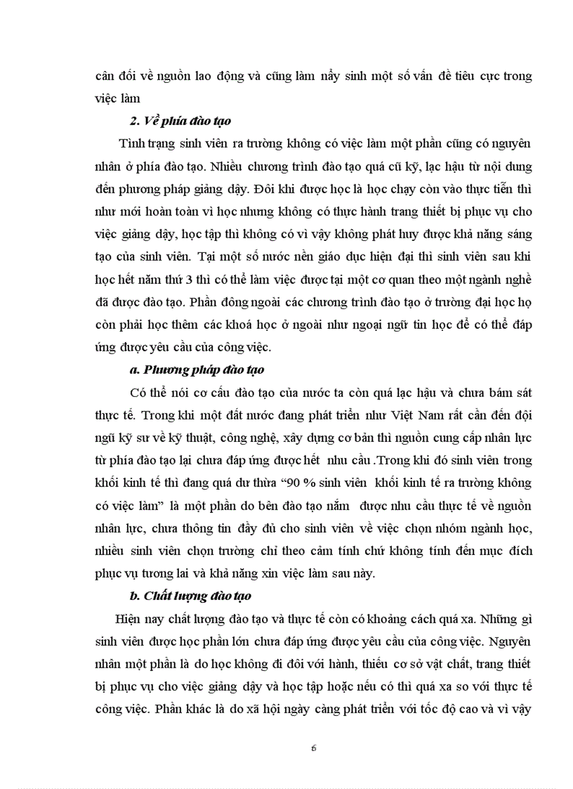 image for page Vận dụng quan điểm toàn diện của triết học Mác Lê Nin để giải thích nguyên nhân của vấn đề thất nghiệp của sinh viên sau khi ra trường