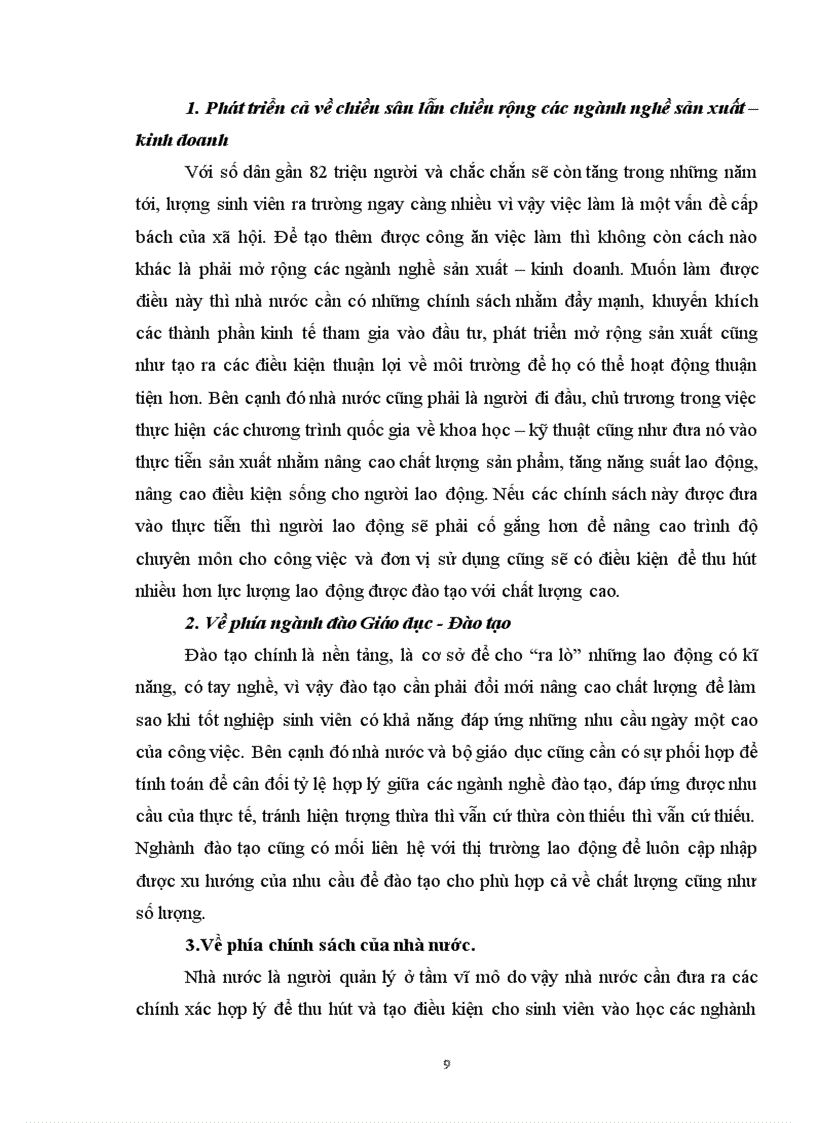 image for page Vận dụng quan điểm toàn diện của triết học Mác Lê Nin để giải thích nguyên nhân của vấn đề thất nghiệp của sinh viên sau khi ra trường