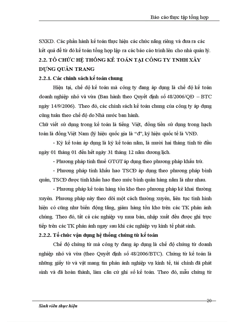 image for page Báo cáo thực tập tổng hợp tại công ty tnhh xây dựng quân trang