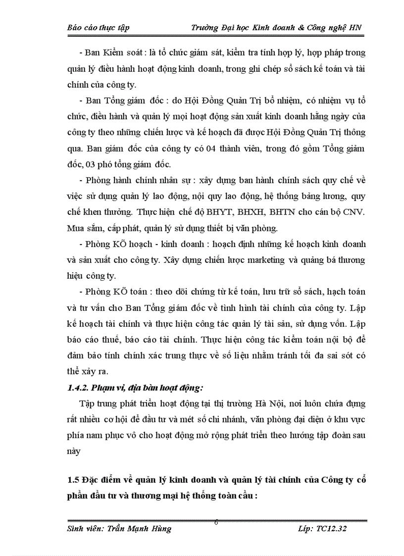image for page Thực trạng hoạt động tại Công ty cổ phần đầu tư và Thương mại Hệ Thống Quốc Tế