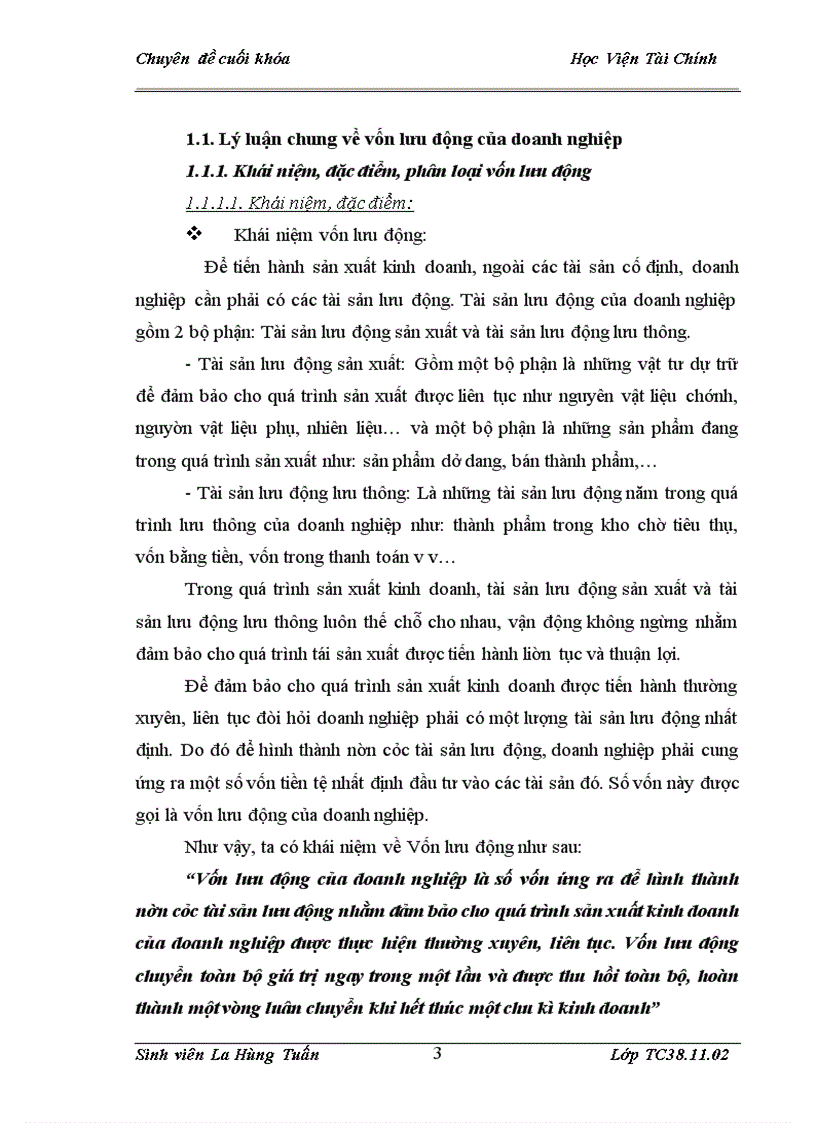 image for page Vốn lưu động và cỏc giải phỏp tài chớnh nõng cao hiệu quả sử dụng vốn lưu động tại cụng ty cổ phần đầu tư Xây Dựng Huy Hùng