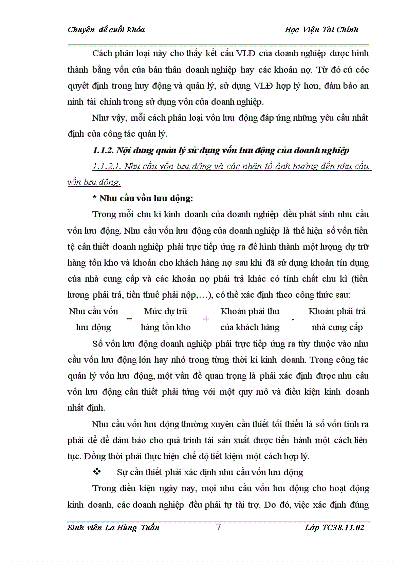 image for page Vốn lưu động và cỏc giải phỏp tài chớnh nõng cao hiệu quả sử dụng vốn lưu động tại cụng ty cổ phần đầu tư Xây Dựng Huy Hùng