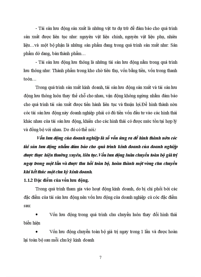 image for page Một số giải pháp nhằm nâng cao hiệu quả sử dụng vốn lưu động tại Công ty CP công nghiệp ô tô Thành Công số 5
