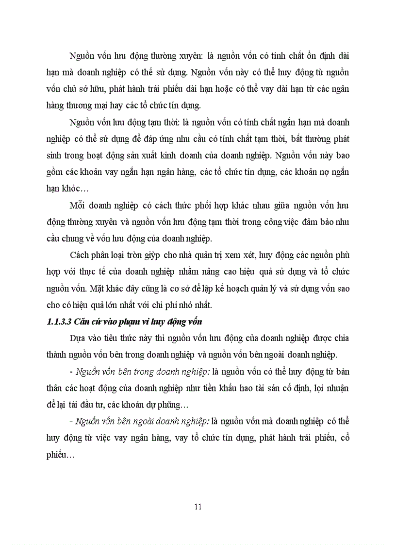 image for page Một số giải pháp nhằm nâng cao hiệu quả sử dụng vốn lưu động tại Công ty CP công nghiệp ô tô Thành Công số 5