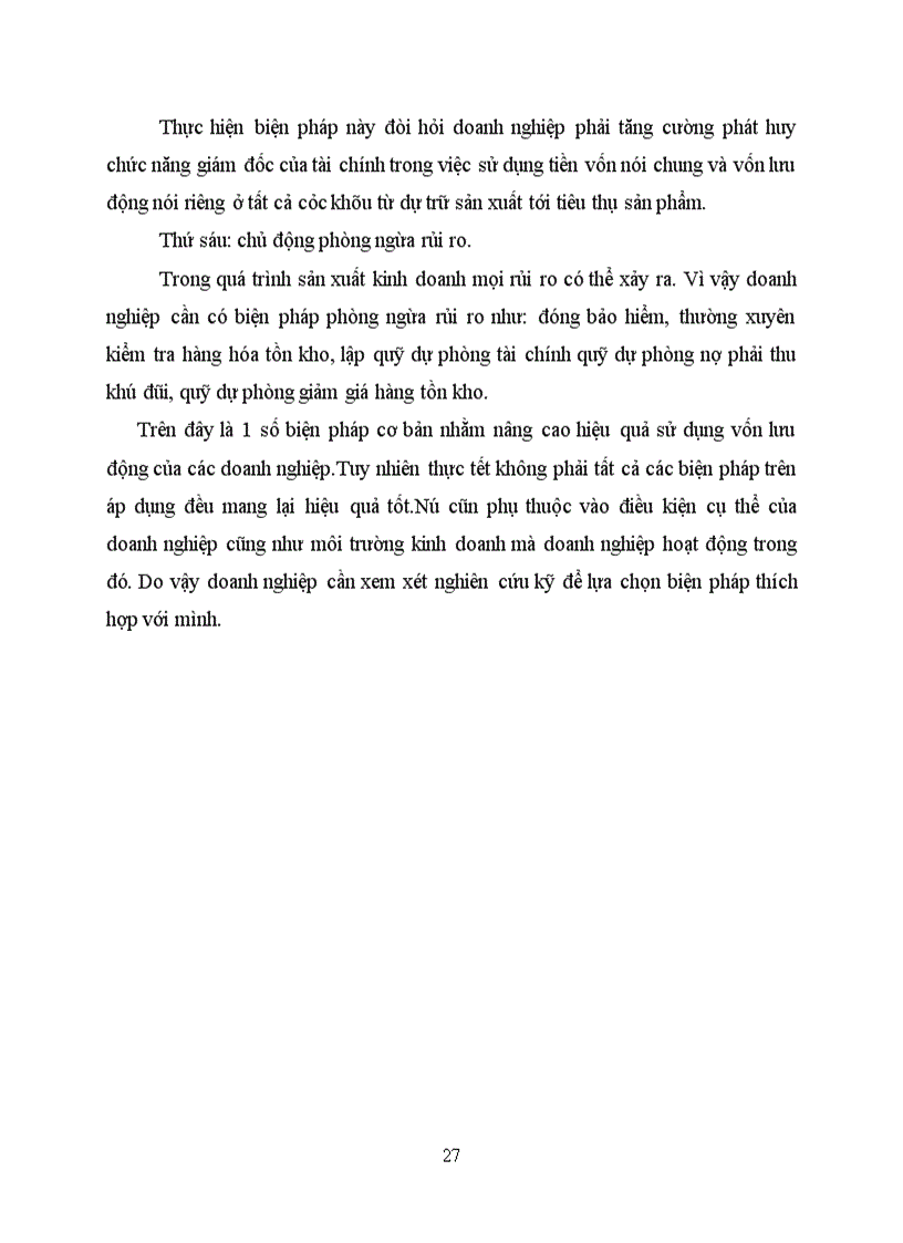image for page Một số giải pháp nhằm nâng cao hiệu quả sử dụng vốn lưu động tại Công ty CP công nghiệp ô tô Thành Công số 5
