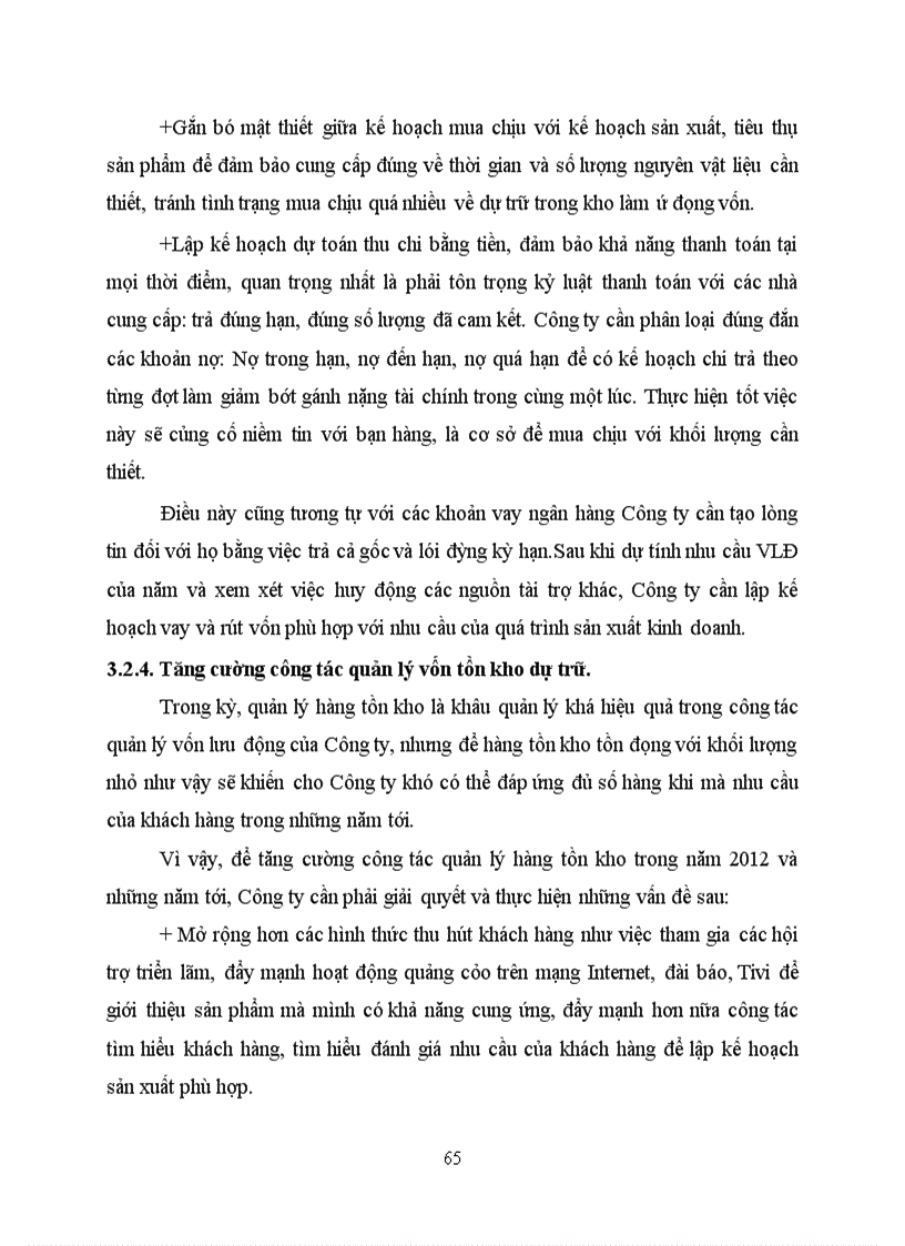 image for page Một số giải pháp nhằm nâng cao hiệu quả sử dụng vốn lưu động tại Công ty CP công nghiệp ô tô Thành Công số 5