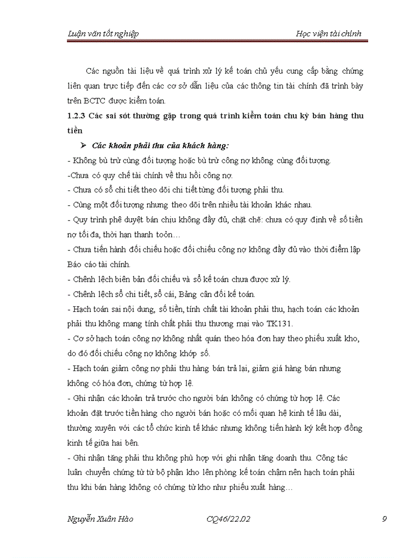 image for page Hoàn thiện quy trình kiểm toán chu kỳ bán hàng và thu tiền trong kiểm toán báo cáo tài chính do công ty TNHH Kiểm toán Âu Lạc CPA thực hiện 3
