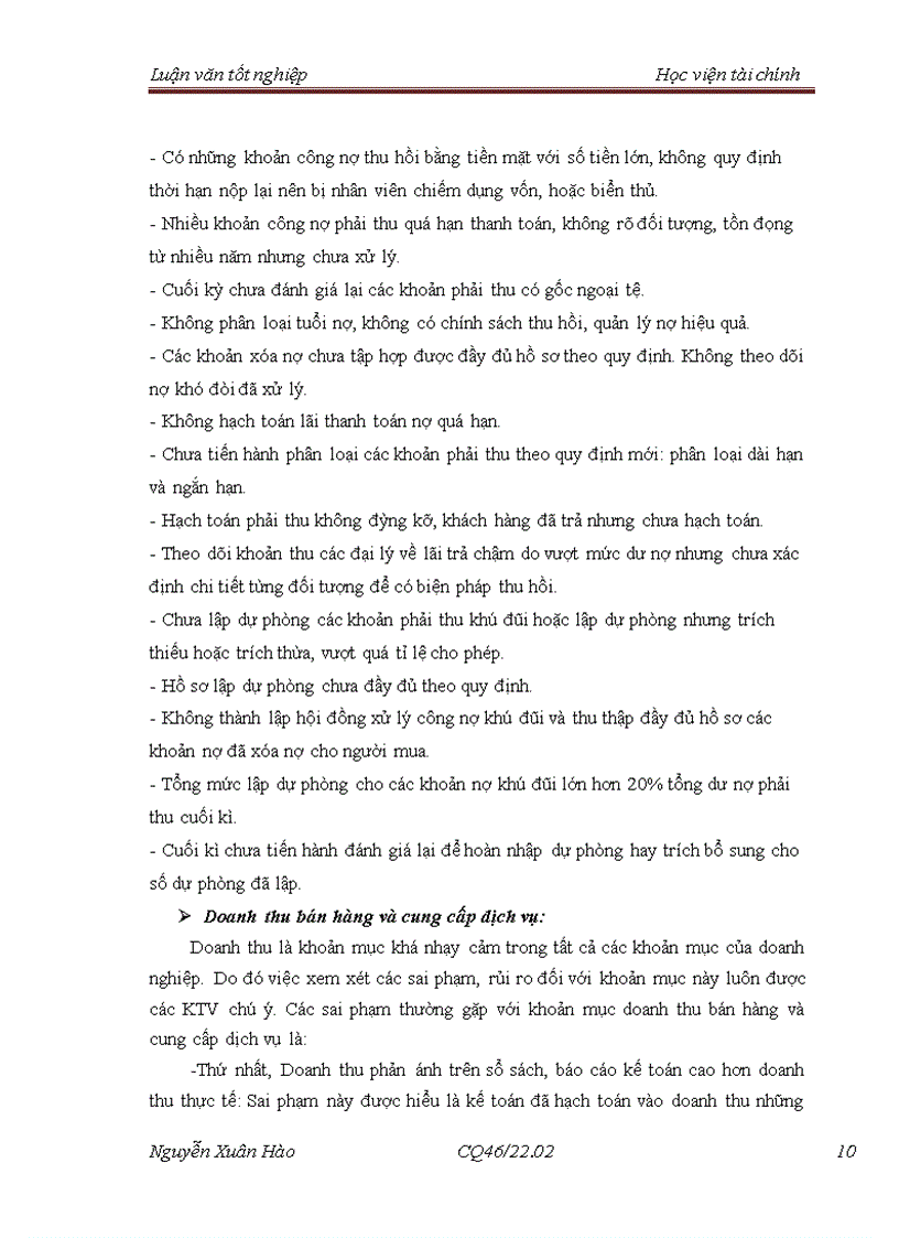image for page Hoàn thiện quy trình kiểm toán chu kỳ bán hàng và thu tiền trong kiểm toán báo cáo tài chính do công ty TNHH Kiểm toán Âu Lạc CPA thực hiện 3