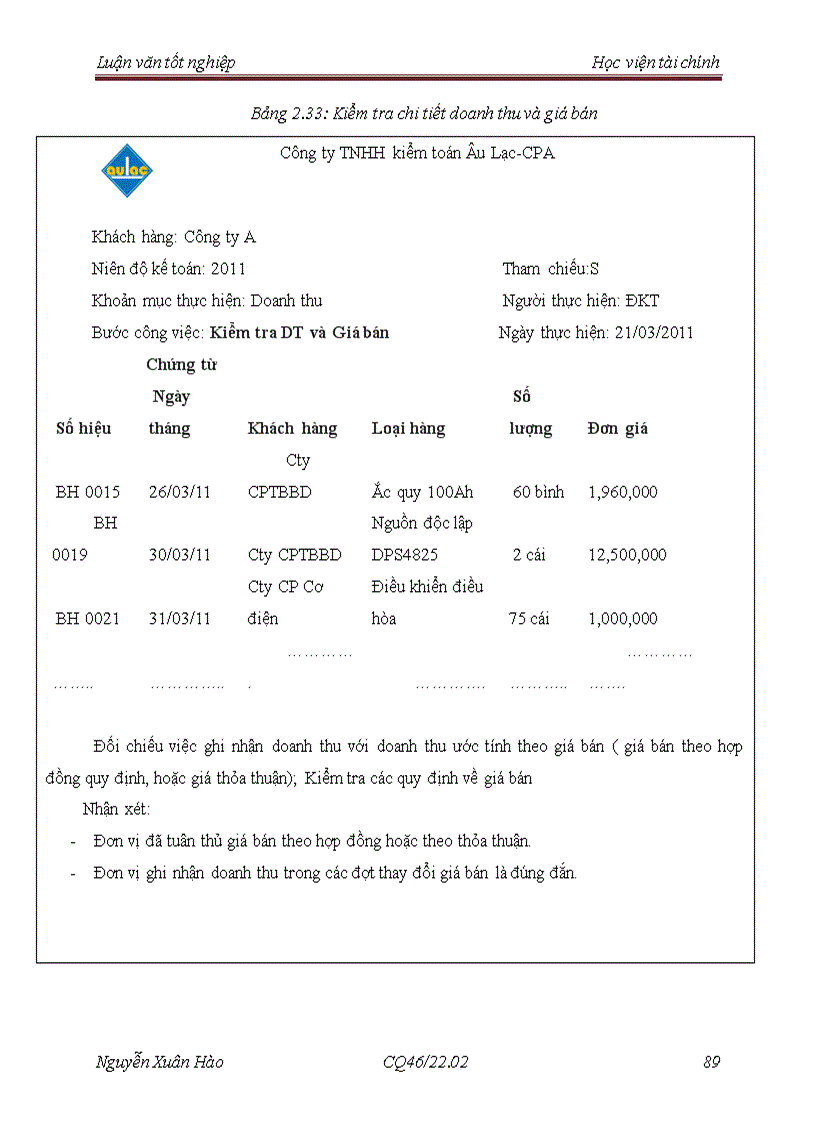 image for page Hoàn thiện quy trình kiểm toán chu kỳ bán hàng và thu tiền trong kiểm toán báo cáo tài chính do công ty TNHH Kiểm toán Âu Lạc CPA thực hiện 3