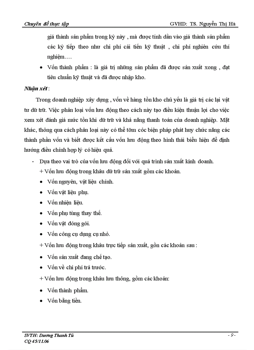 image for page Vốn lưu động và các giải pháp tài chính nâng cao hiệu quả sử dụngvốn lưu động tại công ty cổ phần đầu tư xây dựng CIENCO 1