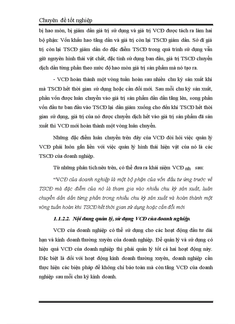 image for page Vốn cố định và các giải pháp tài chính nâng cao hiệu quả sử dụng vốn cố định ở Công ty In Tài chính 3