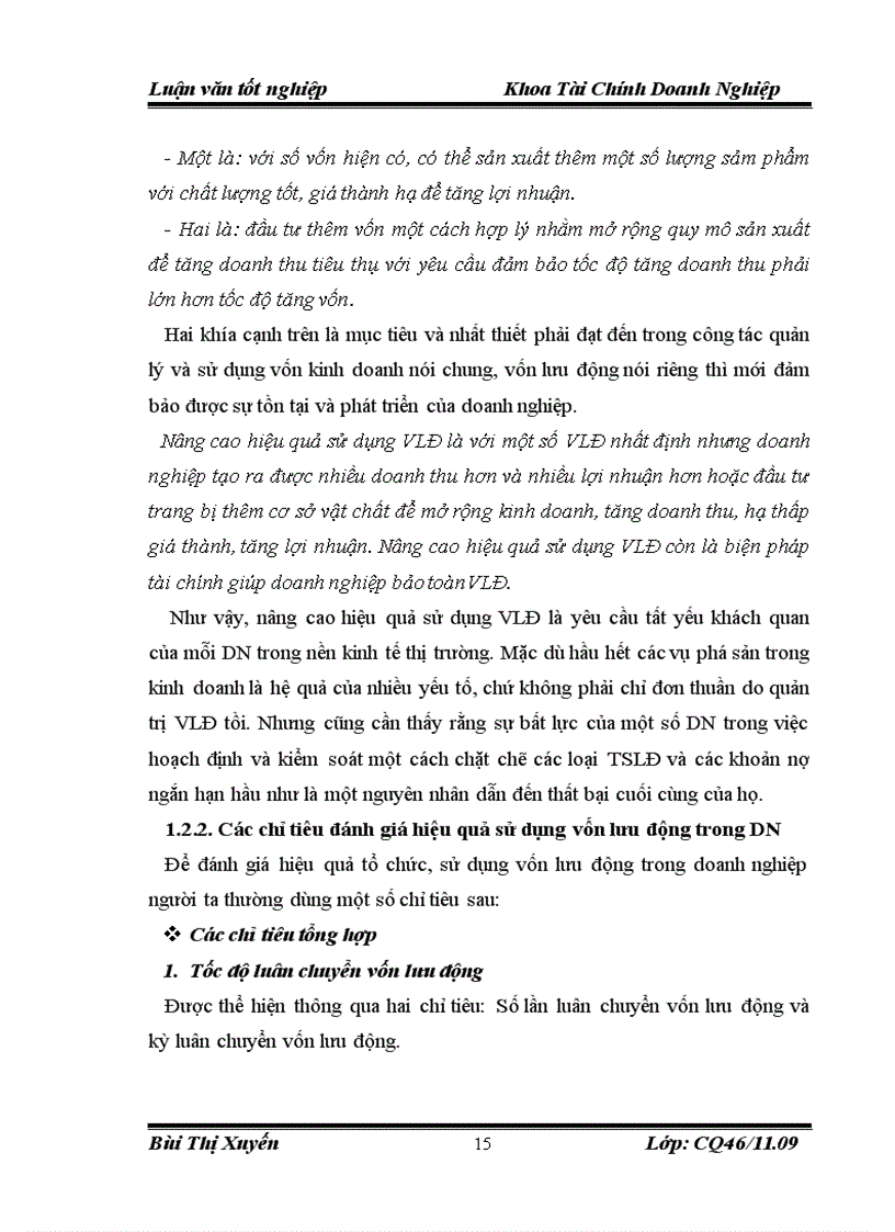 image for page Vốn lưu động và một số giải pháp nhằm nâng cao hiệu quả sử dụng vốn lưu động của công ty cổ phần xây dựng Xuân Mai 3