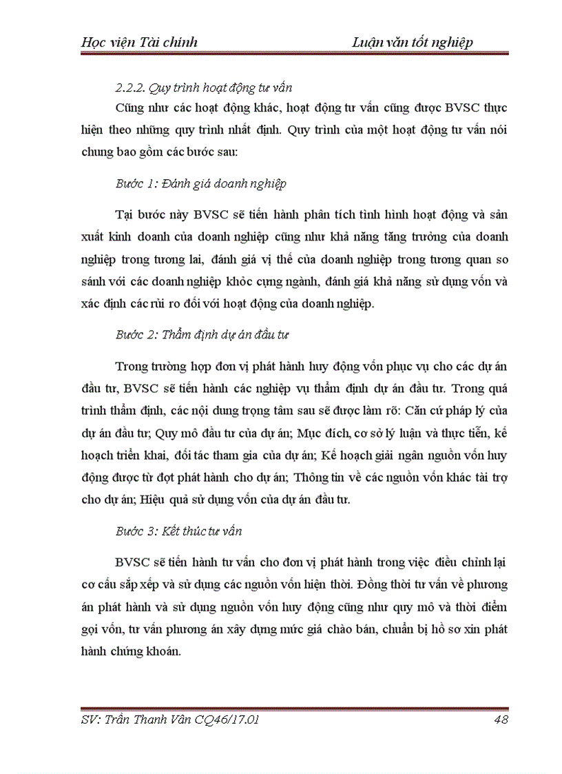 image for page Nâng cao hiệu quả hoạt động tư vấn của Công ty Cổ phần chứng khoán Bảo Việt BVSC 3