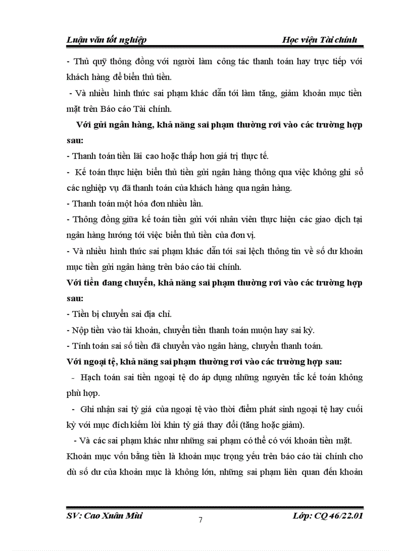 image for page Thực trạng kiểm toán khoản mục vốn bằng tiền trong kiểm toán báo cáotài chính do công ty kiểm toán và tư vấn tài chính quốc tế ifc thực hiện 1