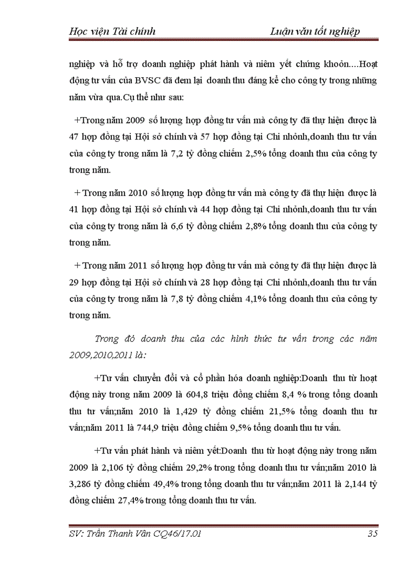 image for page Nâng cao hiệu quả hoạt động tư vấn của Công ty Cổ phần chứng khoán Bảo Việt BVSC