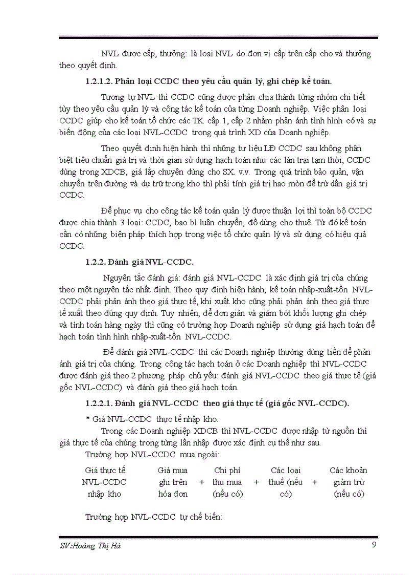 image for page Kế toán nguyên vật liệu công cụ dụng cụ tại Doanh nghiệp tư nhân Xuân Dũng 1