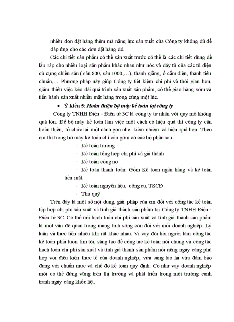 image for page Hoàn thiện công tác kế toán tập hợp chi phí sản xuất và tính giá thành sản phẩm tại Công ty TNHH Điện Điện tử 3C 4