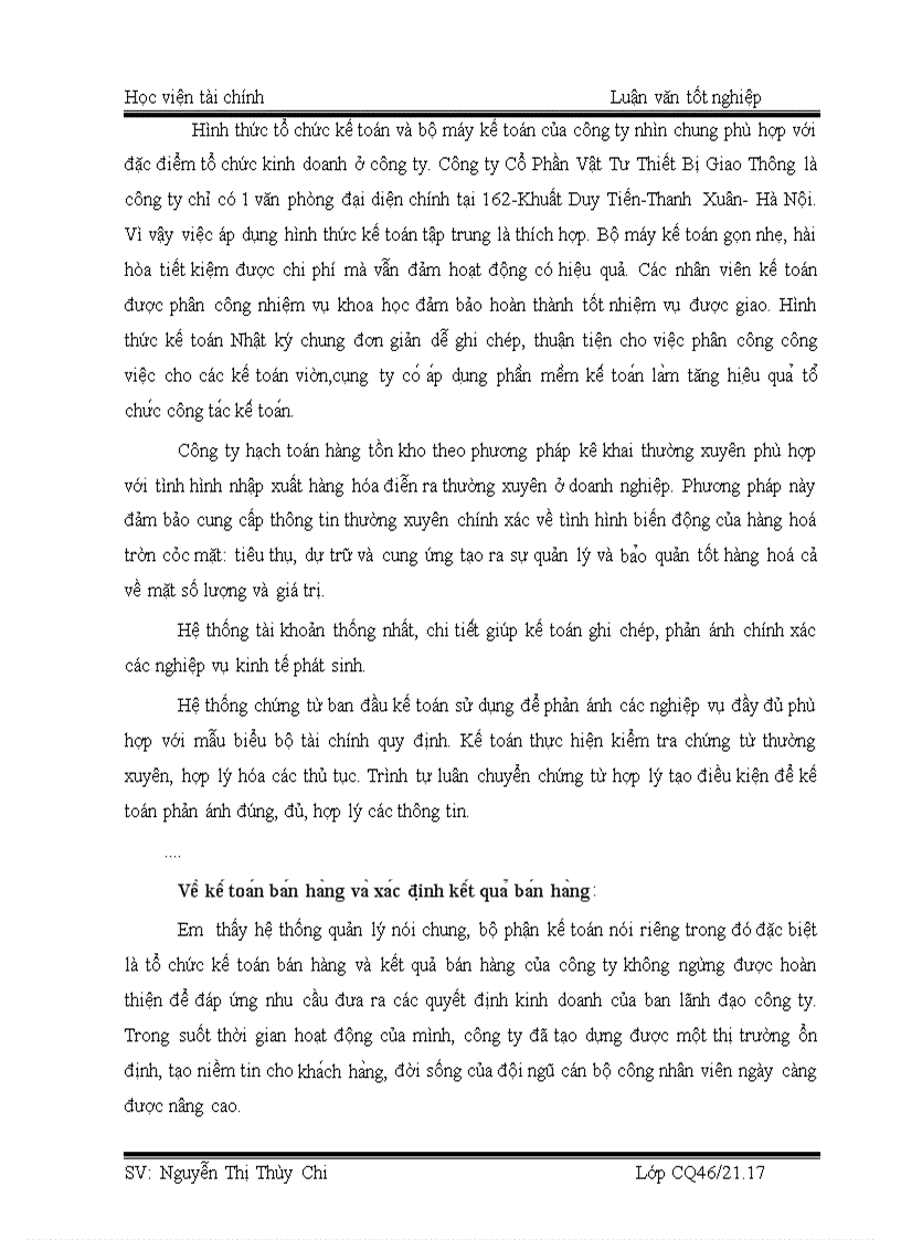 image for page Tổ Chức công tác kế toán bán hàng và xác định kết quả bán hàng tại công ty Cổ Phần Vật Tư Thiết Bị Giao Transme