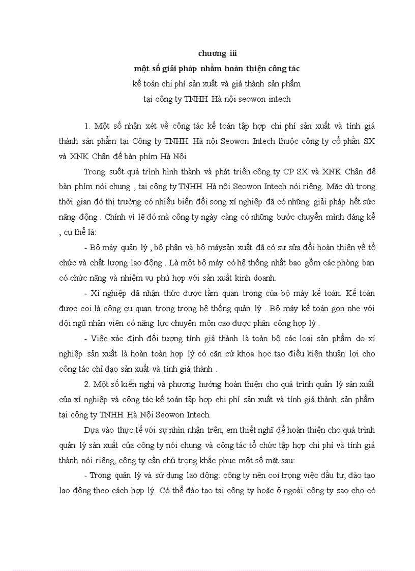 image for page Kế toán tập hợp chi phí sản xuất và tính giá thành sản phẩm ở công ty TNHH Hà Nội Seowon Intech 1