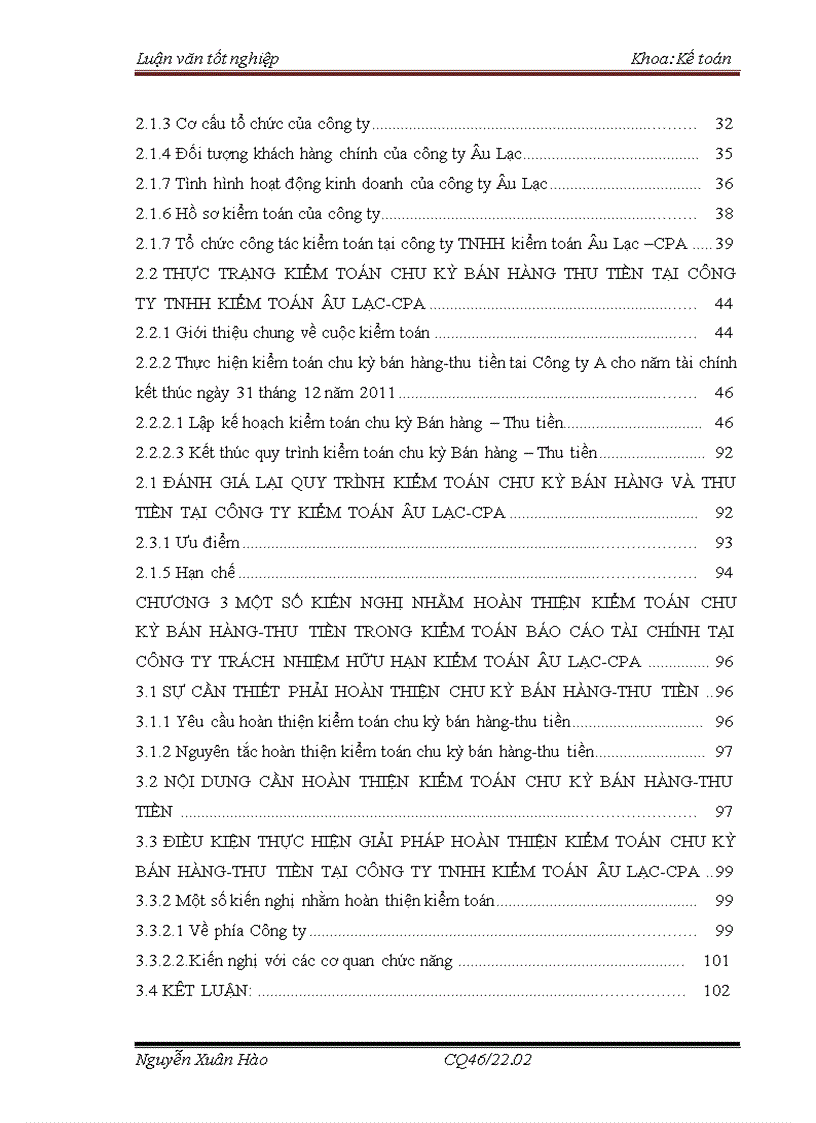 image for page Hoàn thiện quy trình kiểm toán chu kỳ bán hàng và thu tiền trong kiểm toán báo cáo tài chính do công ty TNHH Kiểm toán Âu Lạc CPA thực hiện 4