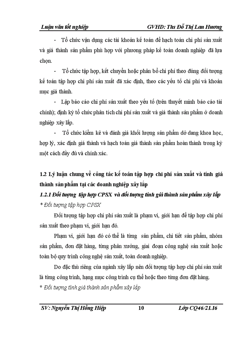 image for page Kế toán tập hợp chi phí sản xuất và tính giá thành sản phẩm tại các doanh nghiệp xây lắp