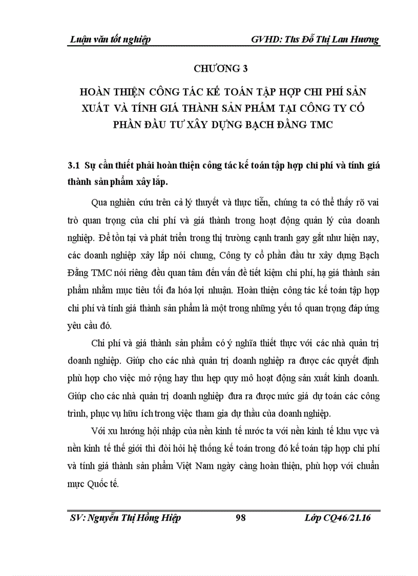 image for page Kế toán tập hợp chi phí sản xuất và tính giá thành sản phẩm tại các doanh nghiệp xây lắp