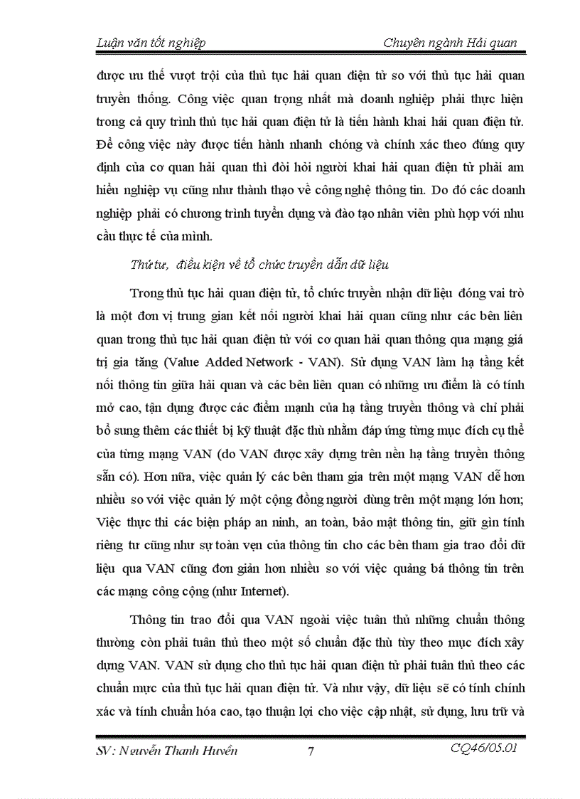 image for page THựC TRạNG VIệC THựC HIệN THủ TụC HảI QUAN ĐIệN Tử TạI CHI CụC HảI QUAN