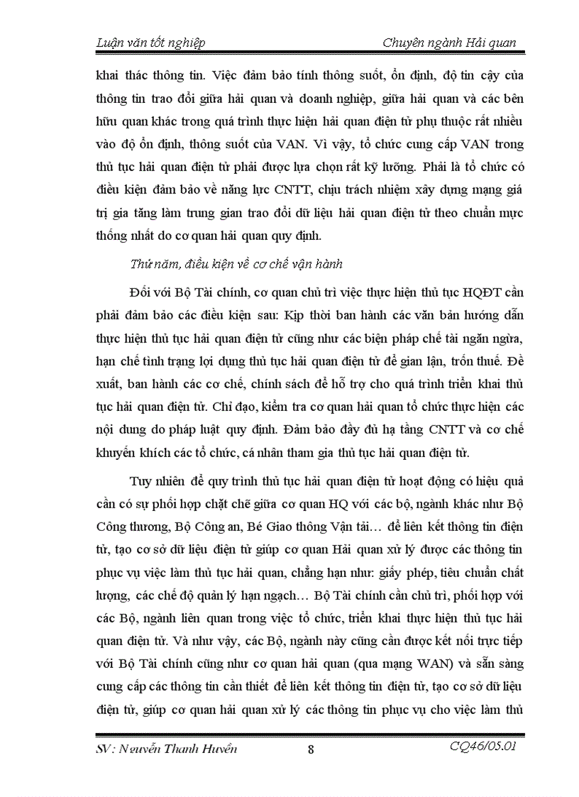 image for page THựC TRạNG VIệC THựC HIệN THủ TụC HảI QUAN ĐIệN Tử TạI CHI CụC HảI QUAN