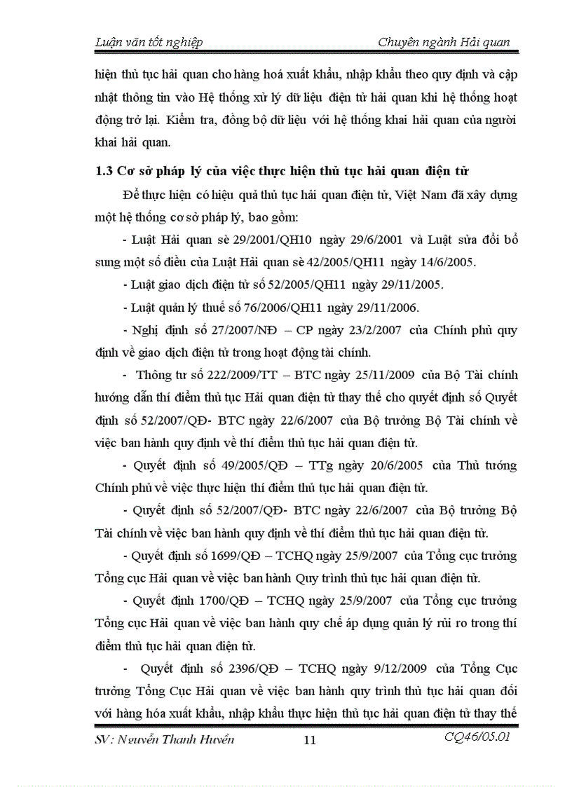 image for page THựC TRạNG VIệC THựC HIệN THủ TụC HảI QUAN ĐIệN Tử TạI CHI CụC HảI QUAN