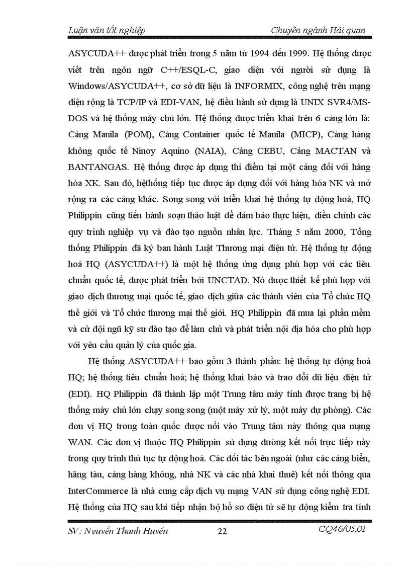 image for page THựC TRạNG VIệC THựC HIệN THủ TụC HảI QUAN ĐIệN Tử TạI CHI CụC HảI QUAN