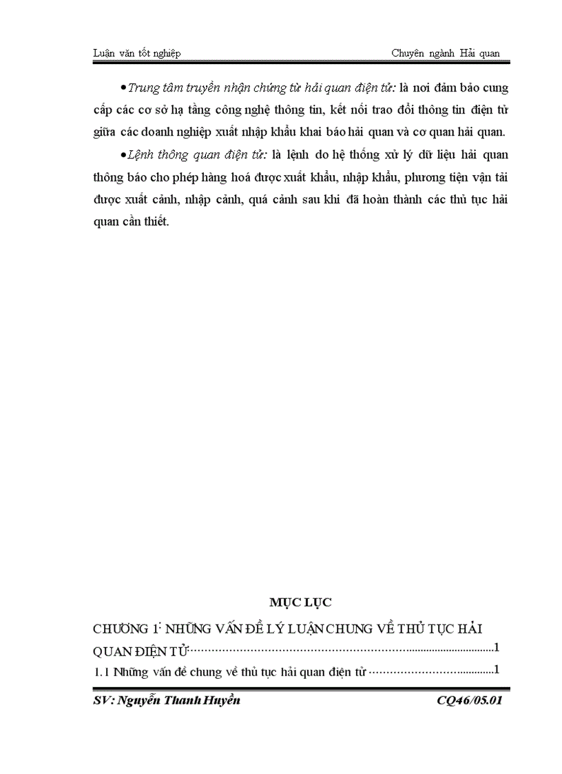 image for page THựC TRạNG VIệC THựC HIệN THủ TụC HảI QUAN ĐIệN Tử TạI CHI CụC HảI QUAN