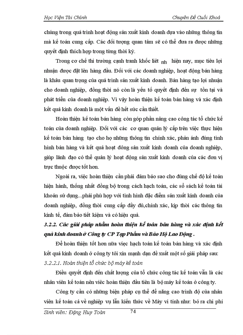 image for page Tổ chức công tác kế toán bán hàng và xác định kết quả bán hàng tại Công ty Cổ Phần Tạp Phẩm và Bảo Hộ Lao Động 5