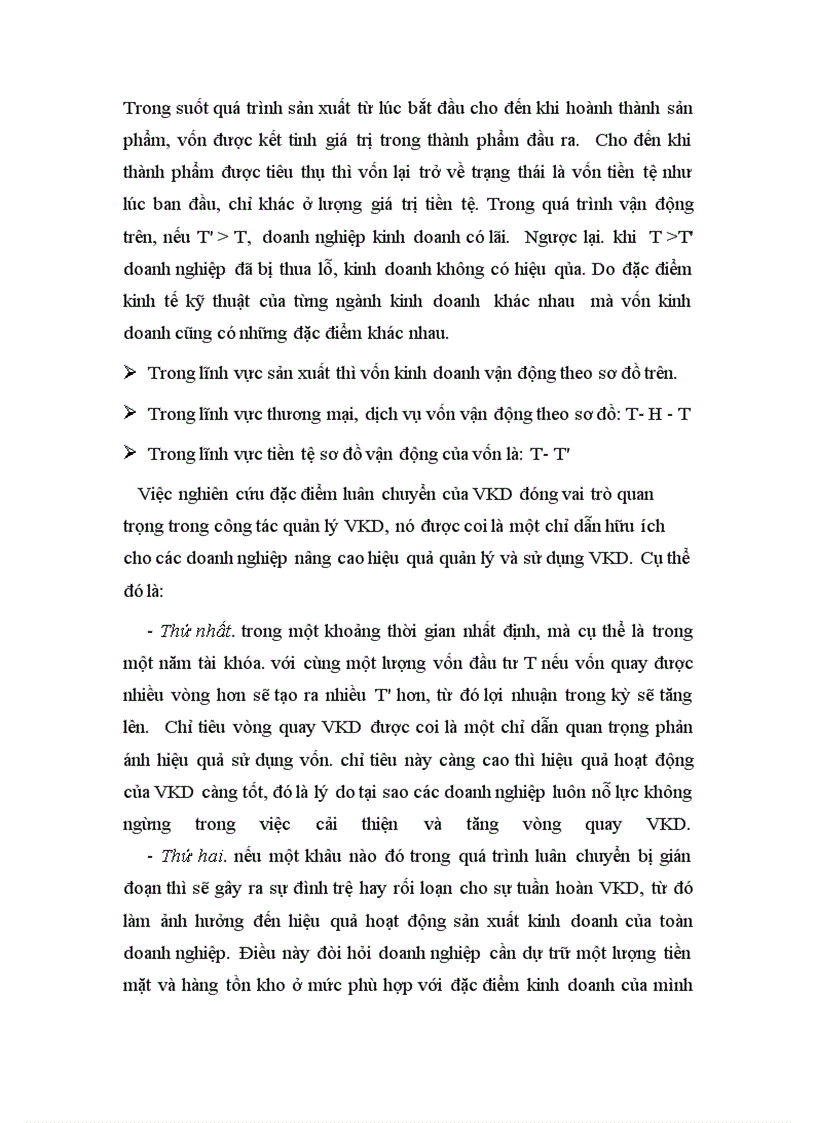 image for page Vốn kinh doanh và một số giải pháp nâng cao hiệu quả sử dụng vốn kinh doanh tại Công ty TNHH Thành Công 1