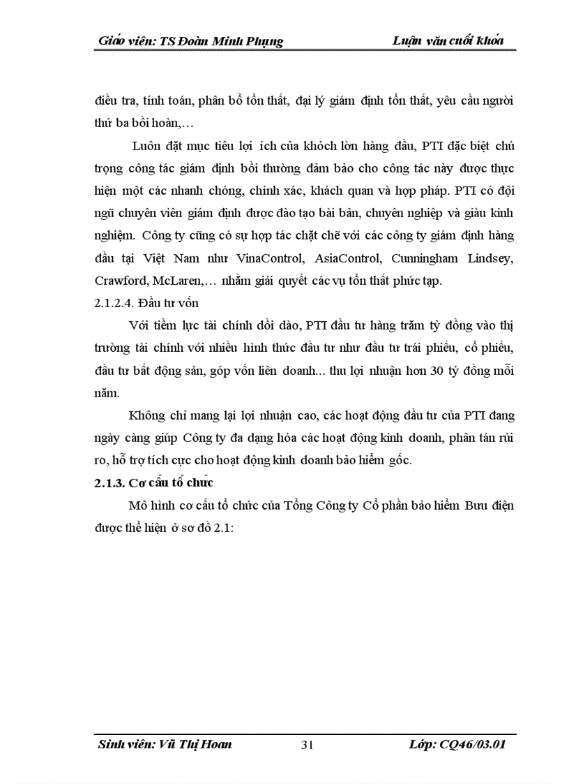 image for page Chất lượng công tác giám định bồi thường tổn thất trong bảo hiểm hàng hóa xuất nhập khẩu vận chuyển bằng đường biển tại Tổng Công ty Cổ phần Bảo hiểm Bưu điện thực trạng và giải pháp 1