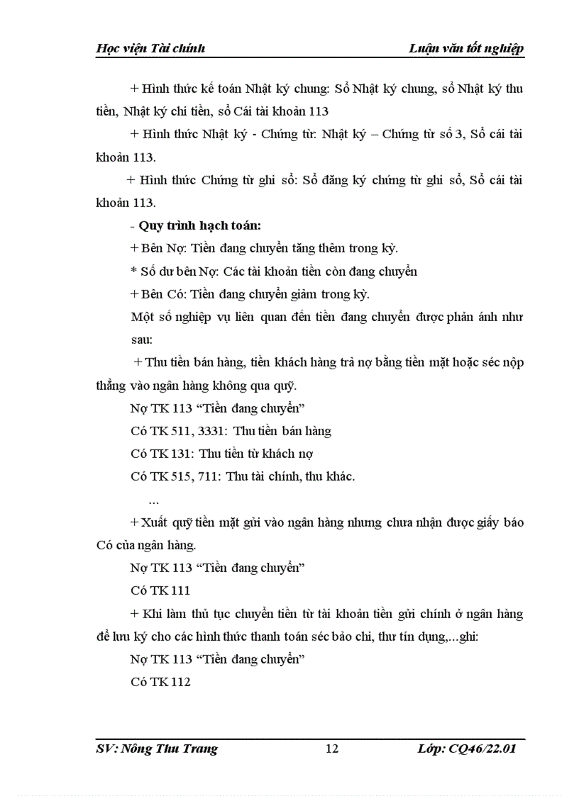 image for page Hoàn thiện quy trình kiểm toán vốn bằng tiền trong kiểm toán Báo cáo tài chính do Công ty TNHH Kiểm toán và Tư vấn đầu tư Tài chính Châu Á FADACO thực hiện 3