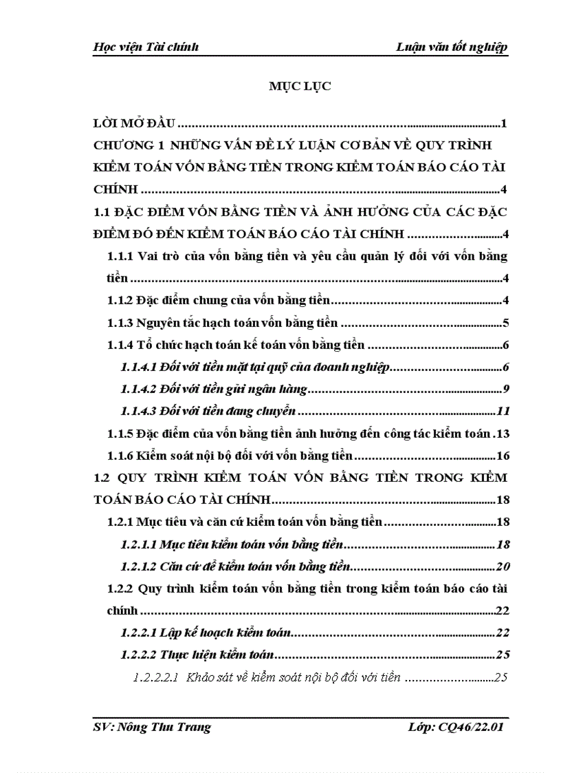 image for page Hoàn thiện quy trình kiểm toán vốn bằng tiền trong kiểm toán Báo cáo tài chính do Công ty TNHH Kiểm toán và Tư vấn đầu tư Tài chính Châu Á FADACO thực hiện 3