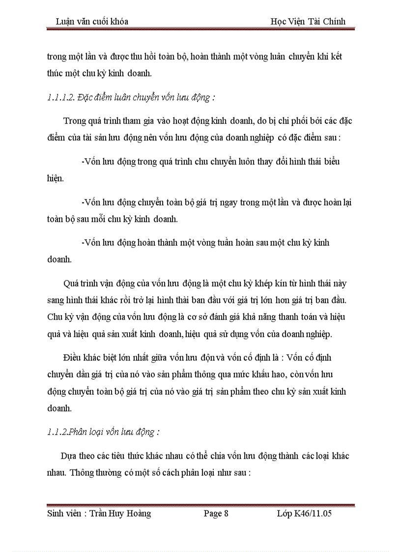 image for page Vốn lưu động và các giải pháp tài chính nâng cao hiệu quả sử dụng vốn lưu động tại công ty cổ phần quản lý và xây dựng đường bộ 470 1