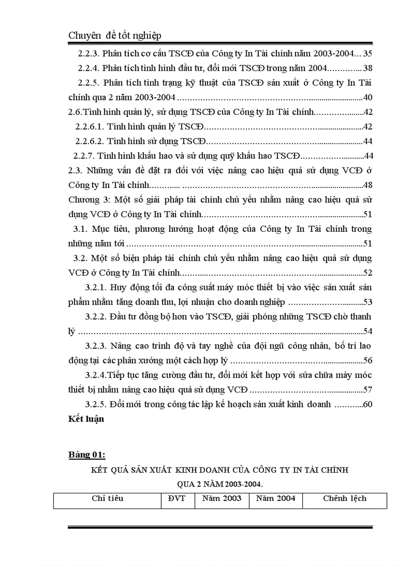 image for page Vốn cố định và các giải pháp tài chính nâng cao hiệu quả sử dụng vốn cố định ở Công ty In Tài chính 4