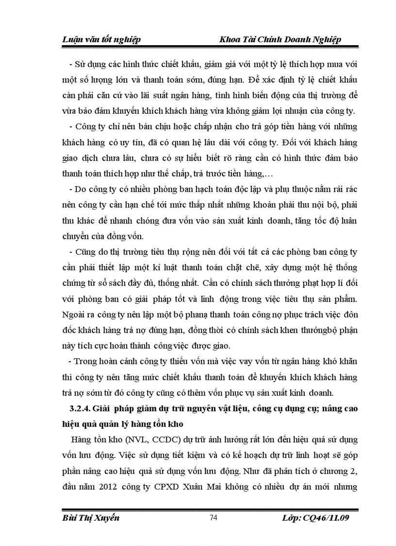image for page Vốn lưu động và một số giải pháp nhằm nâng cao hiệu quả sử dụng vốn lưu động của công ty cổ phần xây dựng Xuân Mai 4