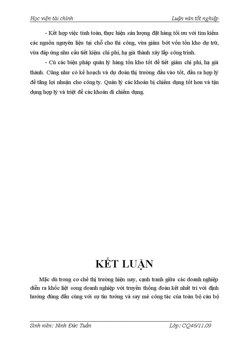 image for page Thực trạng quản lý sử dụng vốn lưu động và một số biện pháp góp phần nâng cao hiệu quả sử dụng vốn lưu động tại công ty cổ phần đầu tư THÀNH AN 1