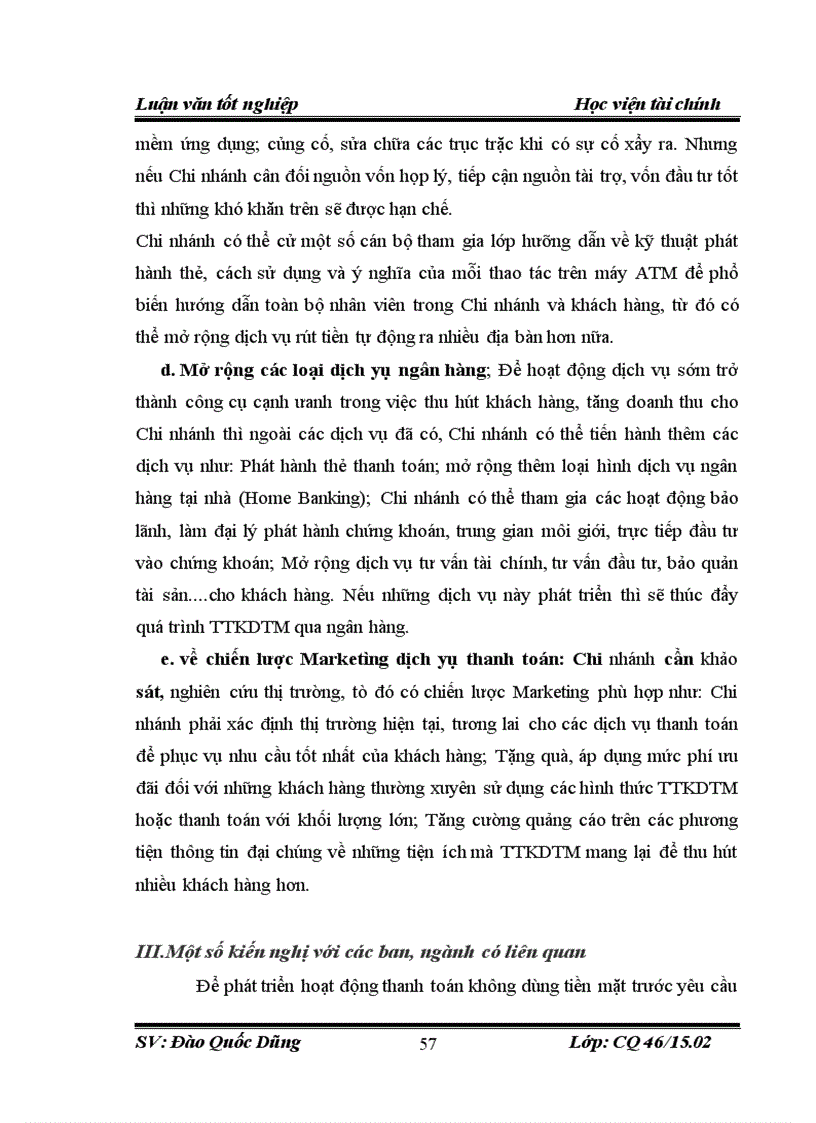 image for page Các biện pháp mở rộng và nâng cao chất lượng cung ứng các dịch vụ thanh toán không dùng tiền mặt tại NH No PTNT chi nhánh Huyện Yên Lạc Tỉnh Vĩnh Phúc 6
