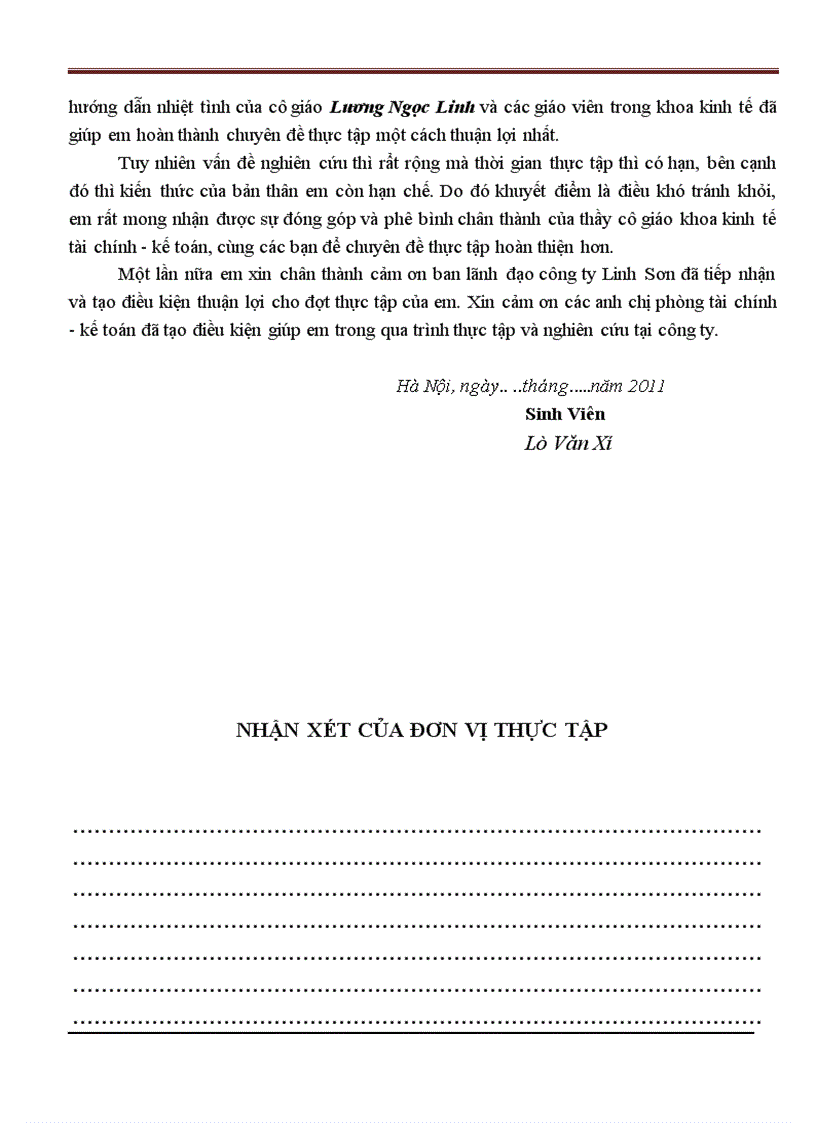 image for page Kế toán tiền lương và các khoản trích theo lương tại công ty TNHH Linh Sơn 1