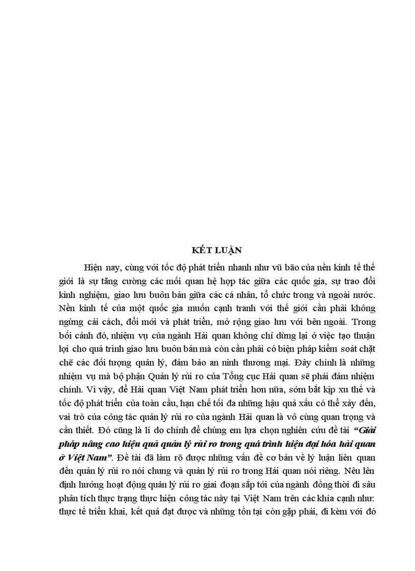 image for page Giải pháp nâng cao hiệu quả quản lý rủi ro trong quá trình hiện đại hóa Hải quan ở Việt Nam 1