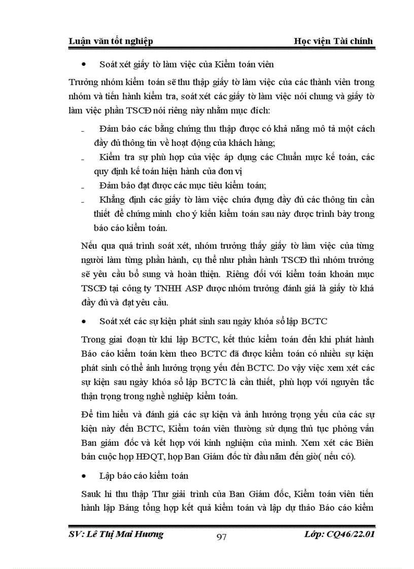 image for page Hoàn thiện kiểm toán khoản mục TSCĐ trong kiểm toán BCTC do công ty TNHH Kiểm toán và Tư vấn tài chính quốc tế IFC thực hiện 3