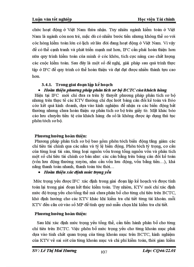 image for page Hoàn thiện kiểm toán khoản mục TSCĐ trong kiểm toán BCTC do công ty TNHH Kiểm toán và Tư vấn tài chính quốc tế IFC thực hiện 3