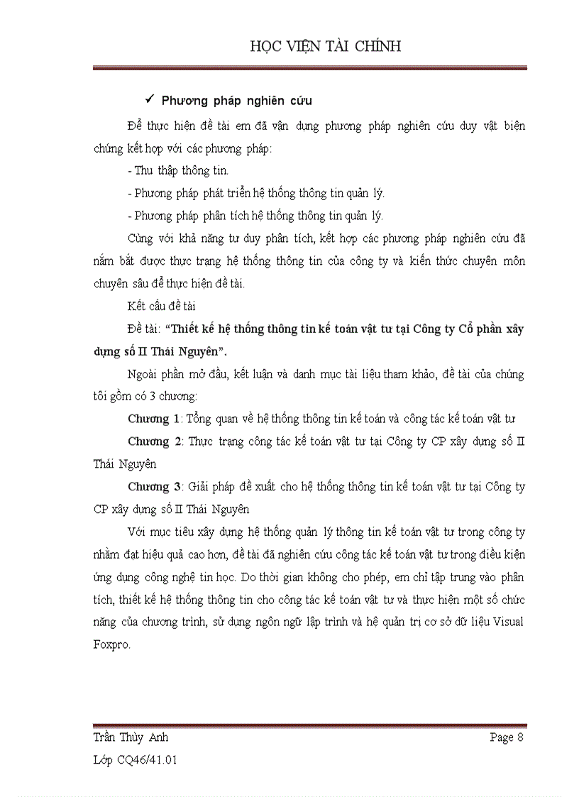 image for page Xây dựng phần mềm quản lý vật tư tại Công ty Cổ phần xây dựng số II Thái Nguyên