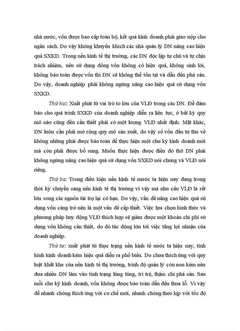 image for page Vốn lưu động và một số giái pháp chủ yếu nhằm nâng cao hiệu quả sử dụng vốn lưu động tại Công ty Cổ phần đầu tư xây lắp và vật liệu xây dựng Đông Anh 3